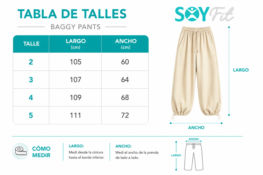 Baggies de Algodón Frizados Unisex!