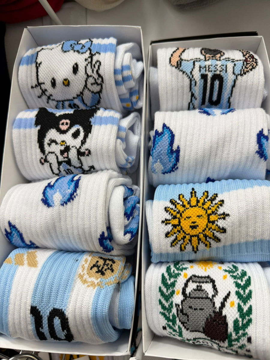 🔥Caja de Medias x 4 Pares Seleccion