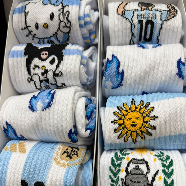 🔥Caja de Medias x 4 Pares Seleccion
