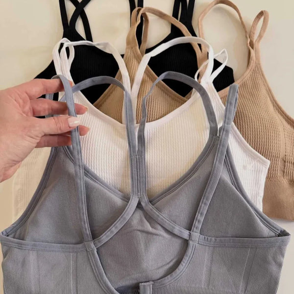 🌟TOP Reforzado!! Tira Fina sin Cierre